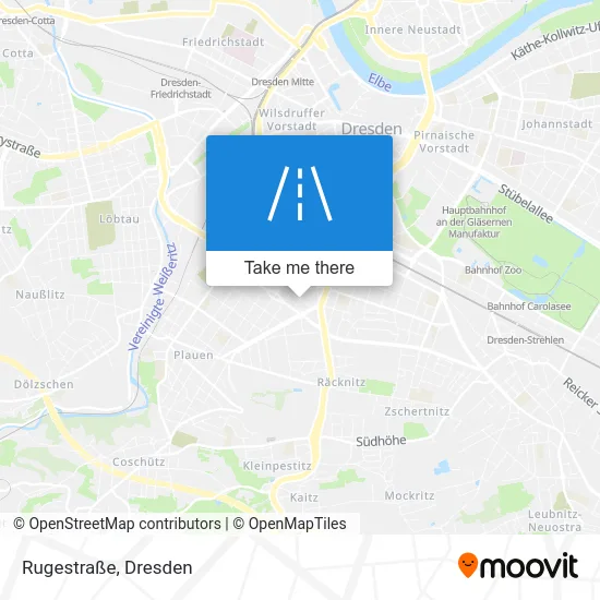 Rugestraße map