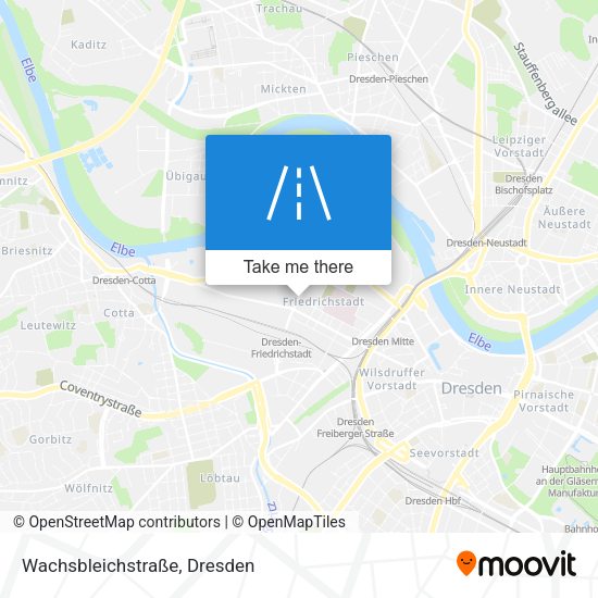 Wachsbleichstraße map