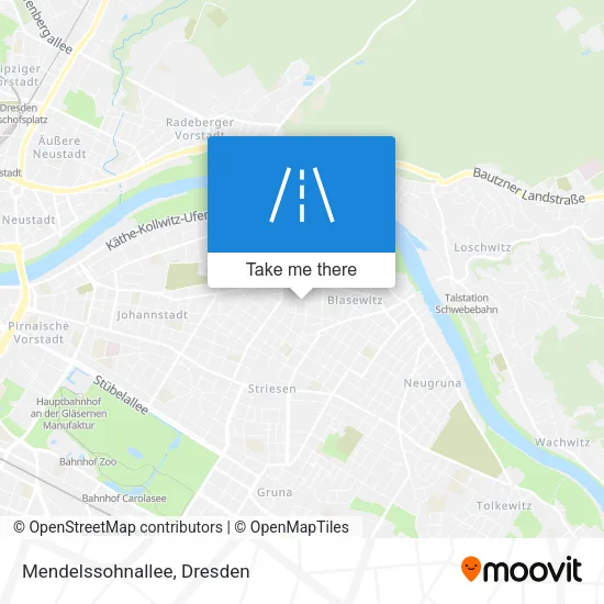 Карта Mendelssohnallee