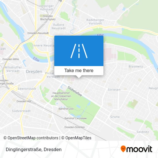 Dinglingerstraße map