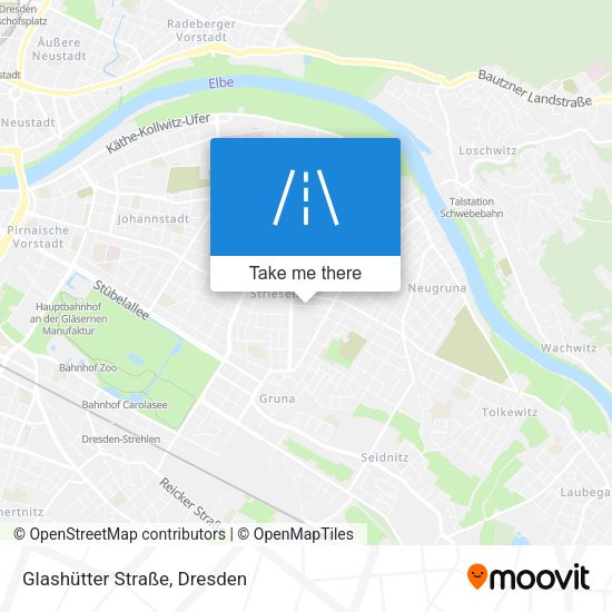 Glashütter Straße map