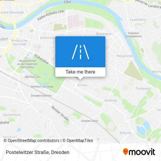 Карта Postelwitzer Straße