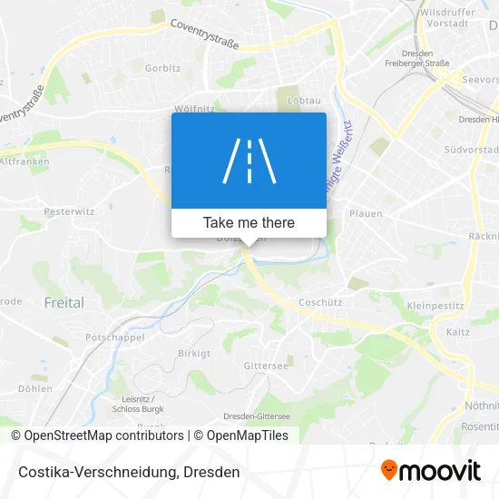 Costika-Verschneidung map