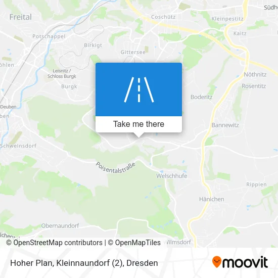 Карта Hoher Plan, Kleinnaundorf (2)