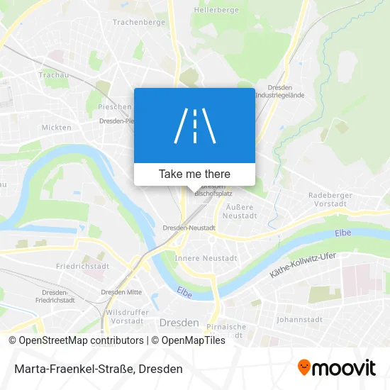 Карта Marta-Fraenkel-Straße