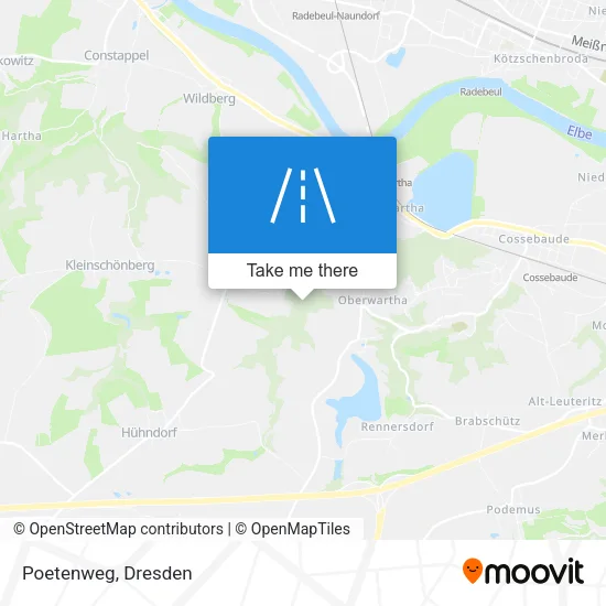 Карта Poetenweg