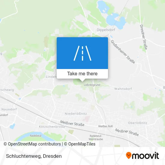 Карта Schluchtenweg