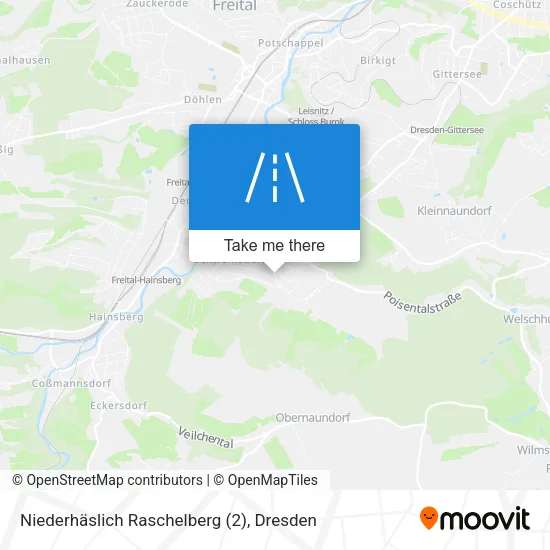 Карта Niederhäslich Raschelberg (2)