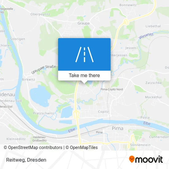 Карта Reitweg