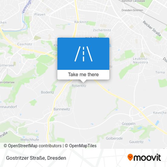 Gostritzer Straße map