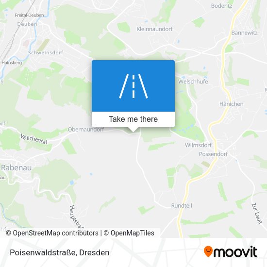 Poisenwaldstraße map