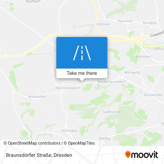 Braunsdorfer Straße map