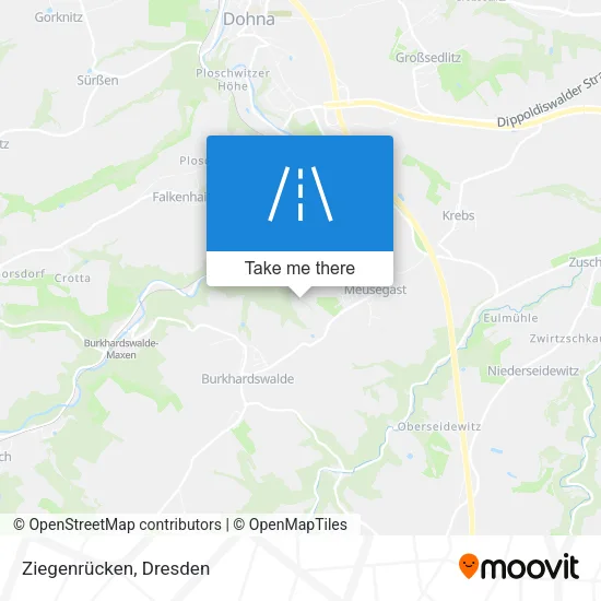 Карта Ziegenrücken