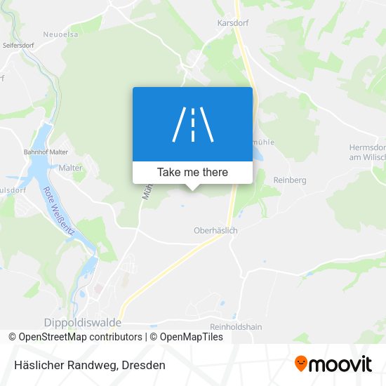 Häslicher Randweg map