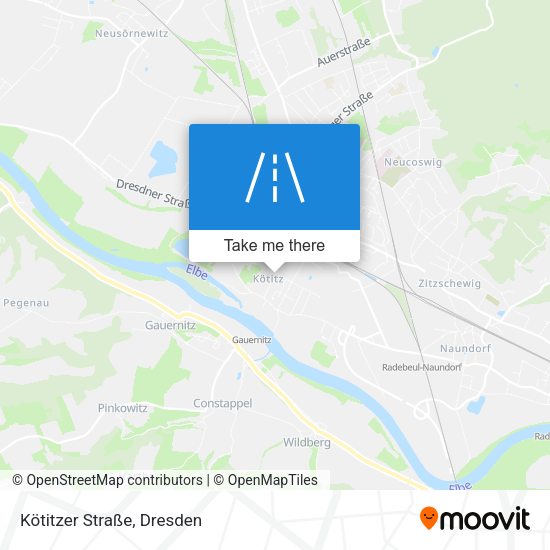 Kötitzer Straße map