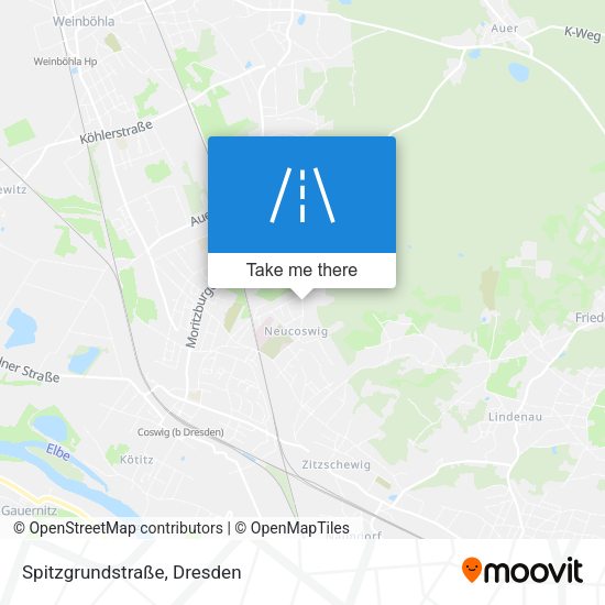 Spitzgrundstraße map