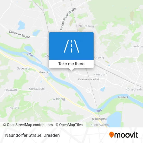 Карта Naundorfer Straße