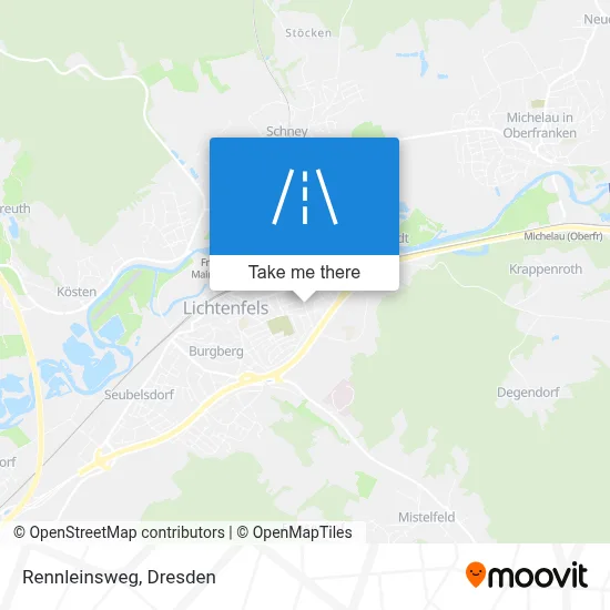 Rennleinsweg map