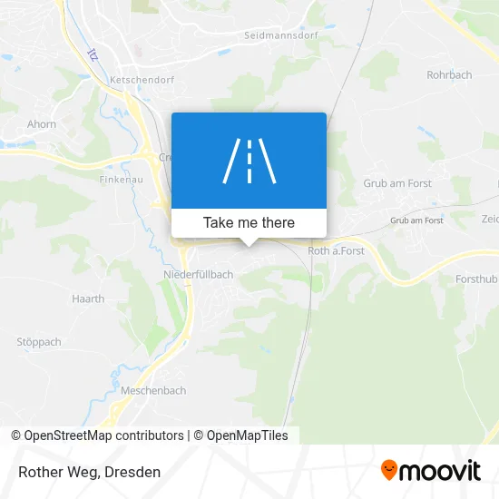 Rother Weg map