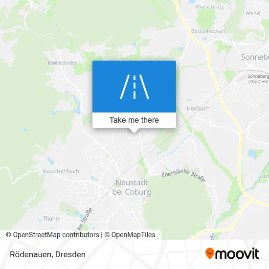 Rödenauen map