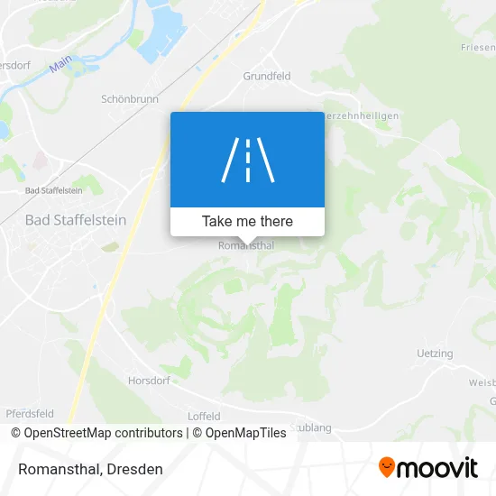 Romansthal map