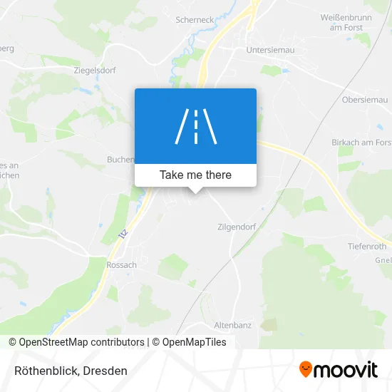 Röthenblick map