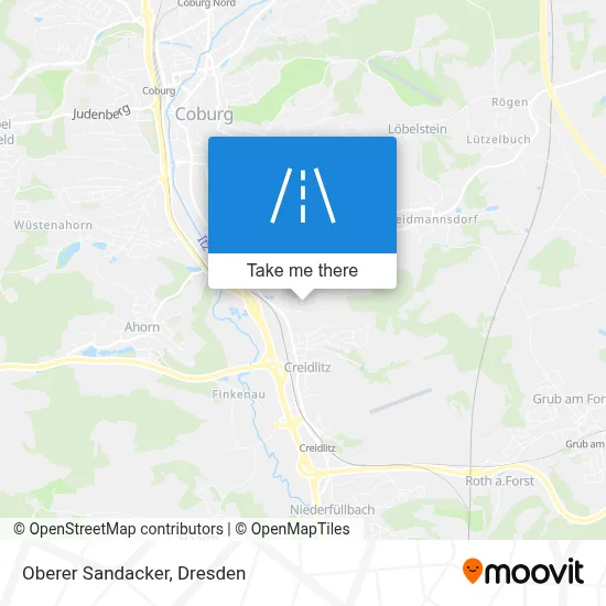 Oberer Sandacker map