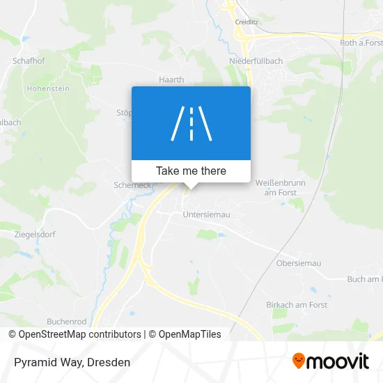 Pyramidenweg map