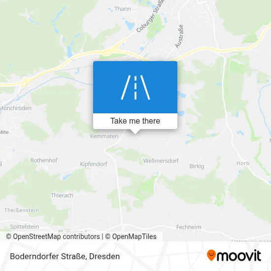 Boderndorfer Straße map