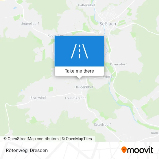 Rötenweg map