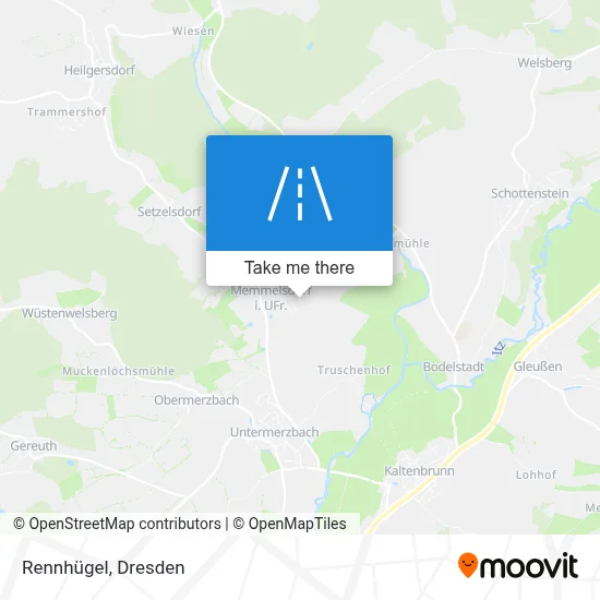 Rennhügel map