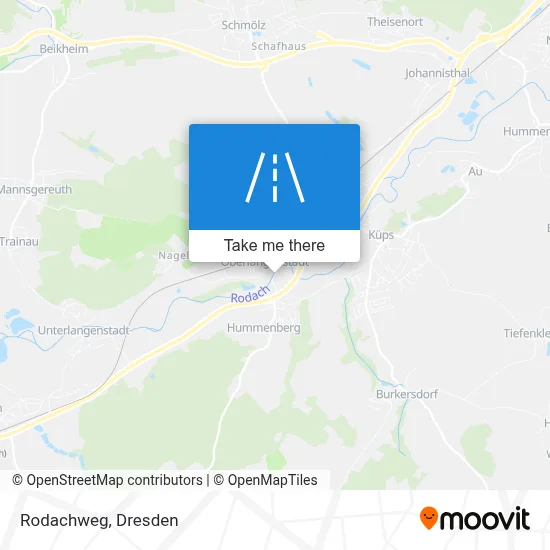 Rodachweg map