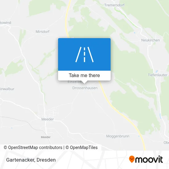 Gartenacker map