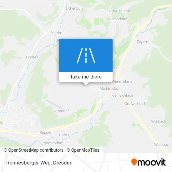 Rennesberger Weg map