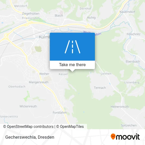 Gecherswechla map