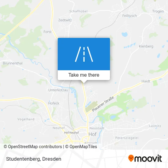 Studentenberg map