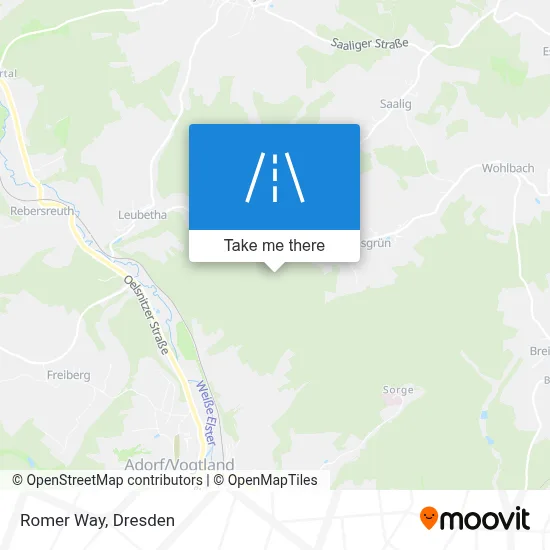 Römerweg map