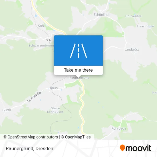 Raunergrund map