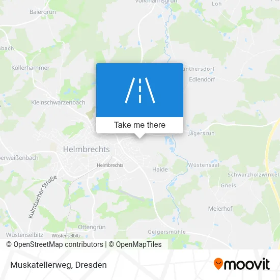 Muskatellerweg map