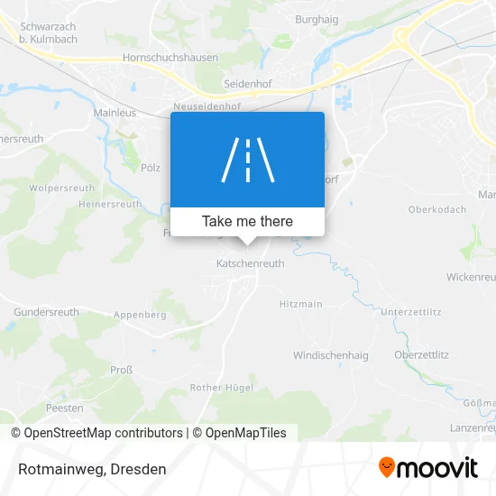 Rotmainweg map