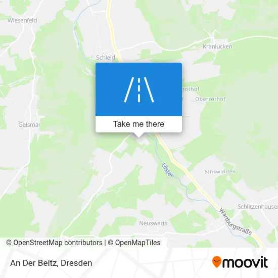 An Der Beitz map
