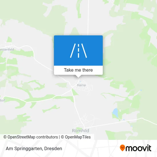 Am Springgarten map