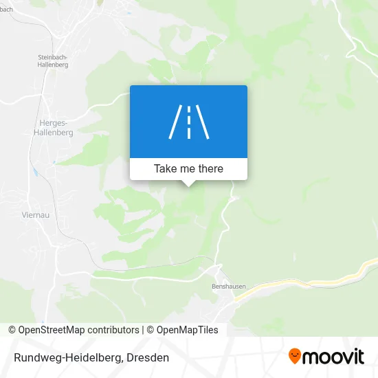 Rundweg-Heidelberg map