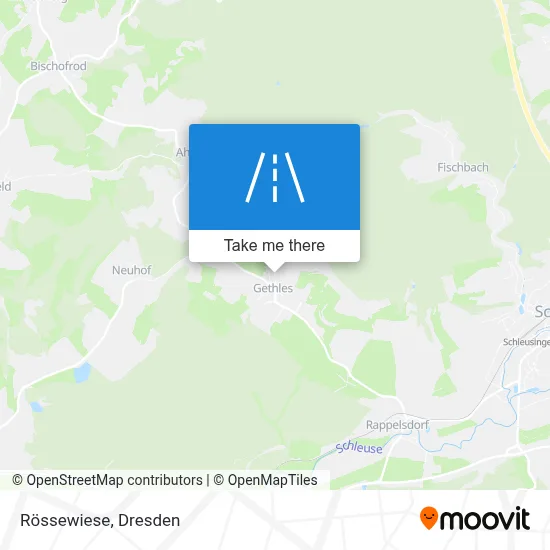 Rössewiese map