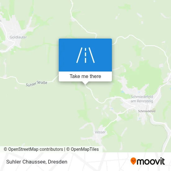 Suhler Chaussee map