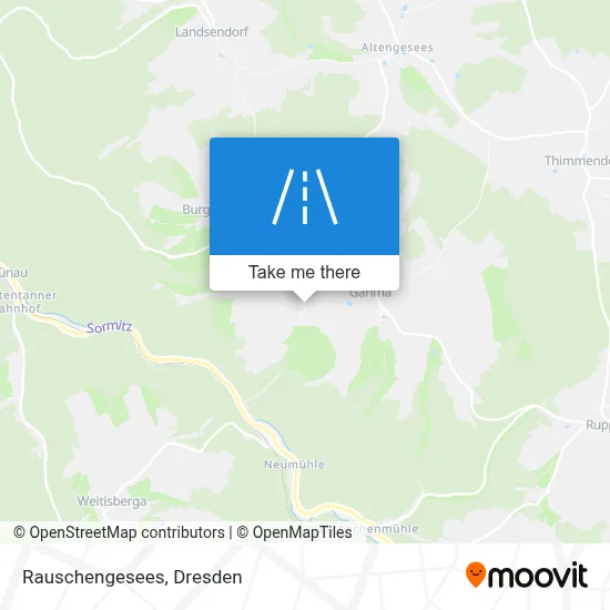 Rauschengesees map