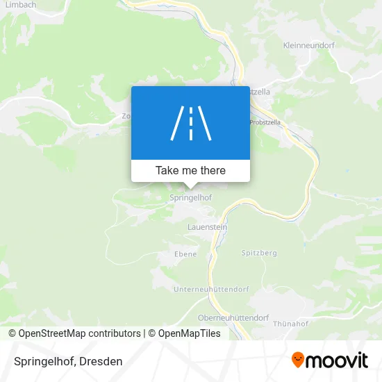 Springelhof map