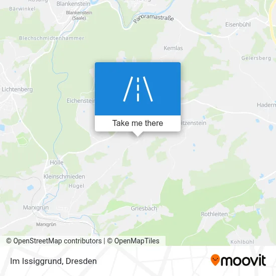 Im Issiggrund map