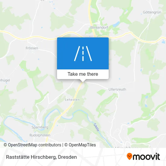 Raststätte Hirschberg map