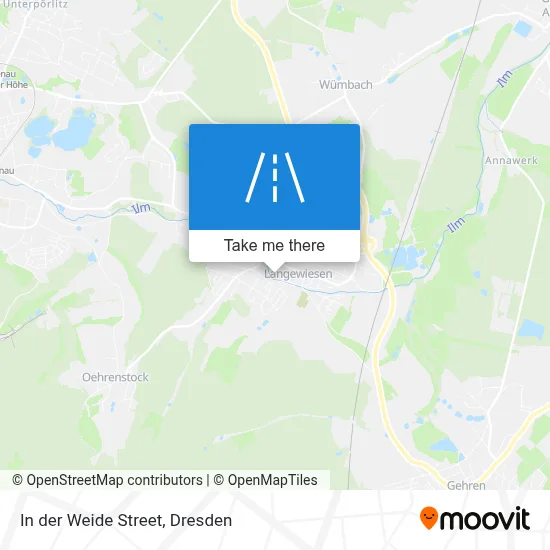 In Der Weide map